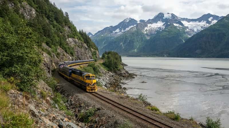 #2 - The Coastal Classic: Where Mountains Plunge Into a Tidal Inlet (Image Credits: Gemini)