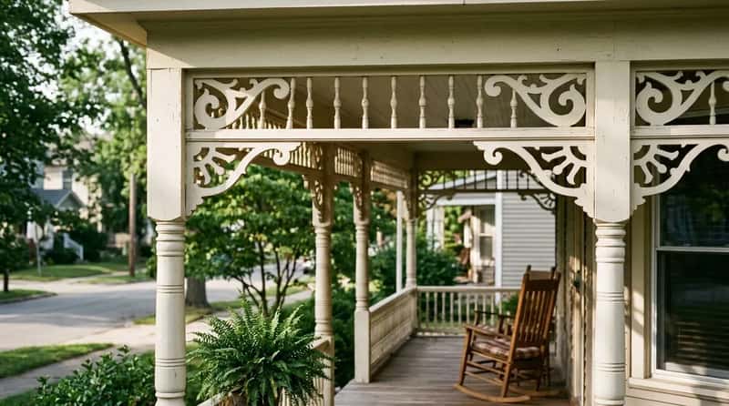 #18 - Spandrel Panels Between Porch Posts (Image Credits: Gemini)