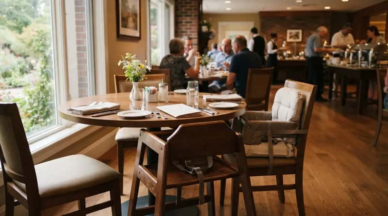 #21 - High Chairs and Booster Seats Get Pre-Set at Your Breakfast Table (Image Credits: Gemini)
