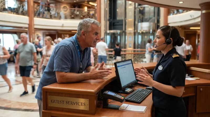 #6 - Demanding a Free Upgrade at Guest Services on Day One (Image Credits: Gemini)