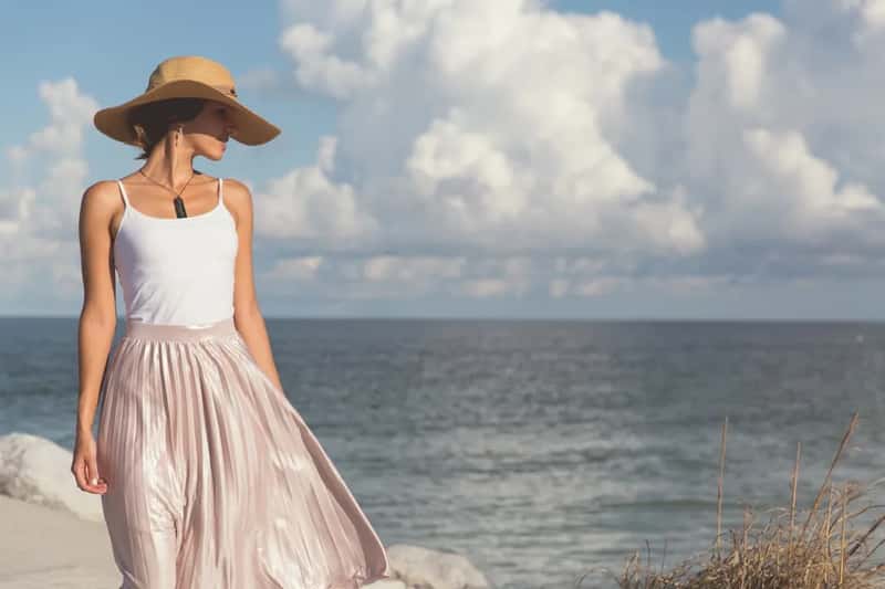 14. Cover shoulders and knees away from the beach (Image Credits: Unsplash)