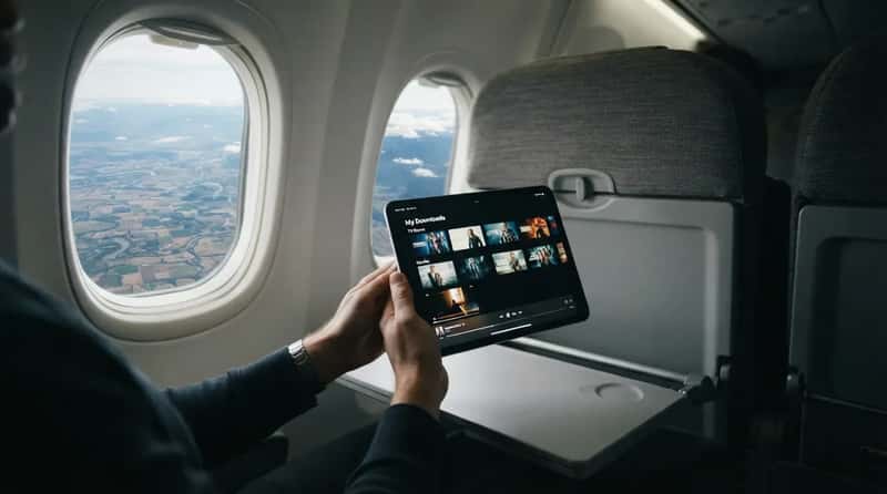 #6 - Entertainment Downloaded Before Boarding (Image Credits: Gemini)