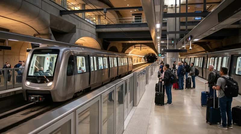 10. A Train or People Mover Does the Walking for You (Image Credits: Gemini)