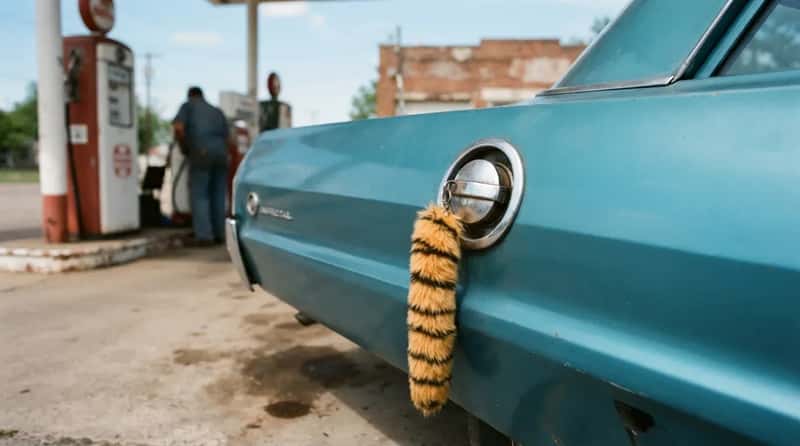 #14 - A Tiger Tail Hanging Off Your Gas Cap (Image Credits: Gemini)