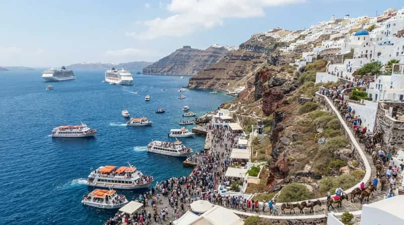 #5 - The Santorini Problem: Ship Tour or Wing It? (Image Credits: Gemini)