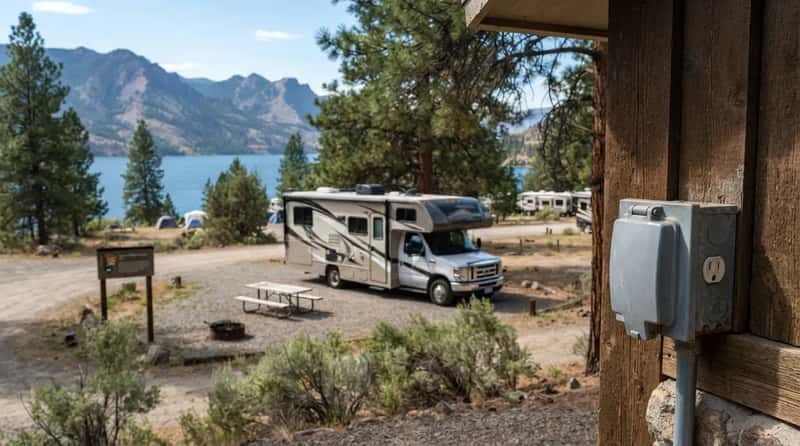 #18 - Never Plug Into the Campground Outlet Unless It's Yours to Use (Image Credits: Gemini)