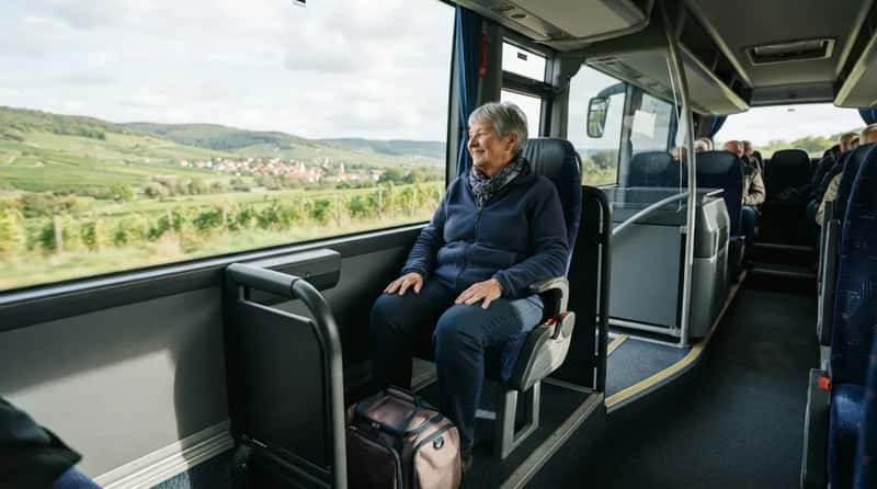 #9 - Train and Bus: The Forward Seat Near the Door (Image Credits: Gemini)