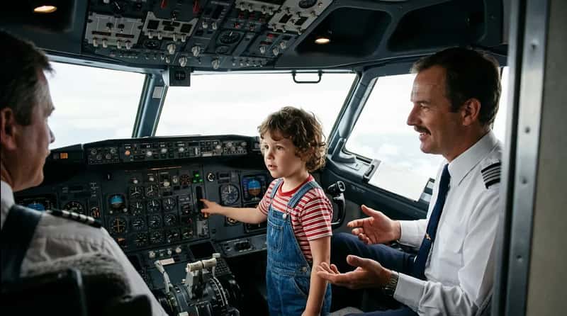 #17 - Kids Could Visit the Cockpit (Image Credits: Gemini)