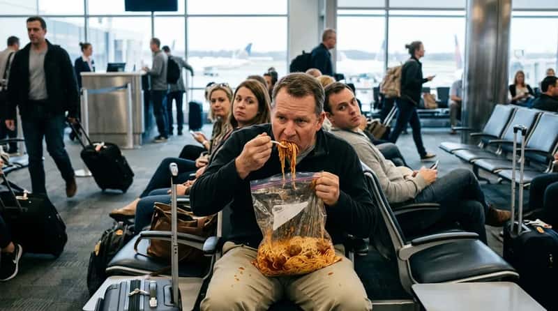 #17 - Eating a Full Restaurant Meal Straight From a Takeout Bag (Image Credits: Gemini)