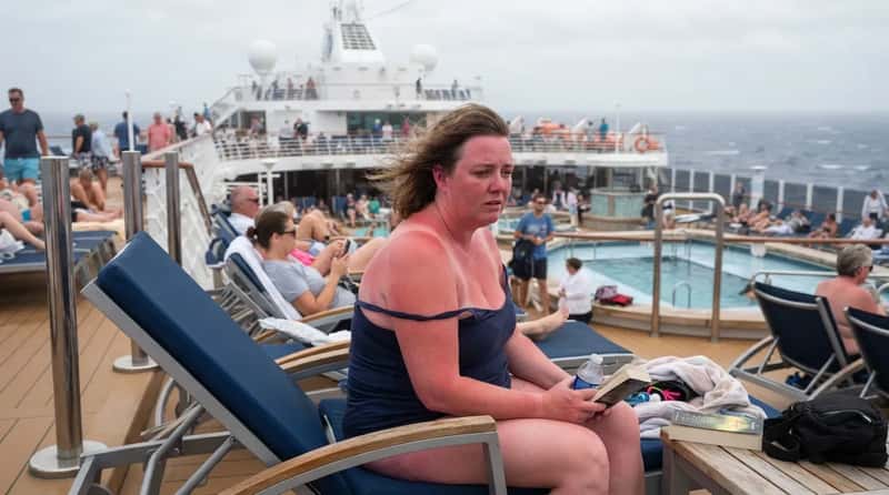 #4 - The Sunburn Nobody Saw Coming on a "Cool" Breezy Deck (Image Credits: Gemini)