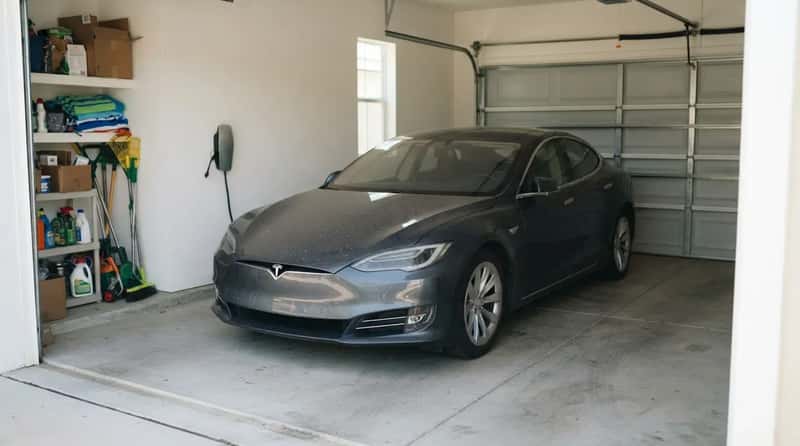 #6 - The Tesla Parked in the Garage for Two Weeks (Image Credits: Gemini)