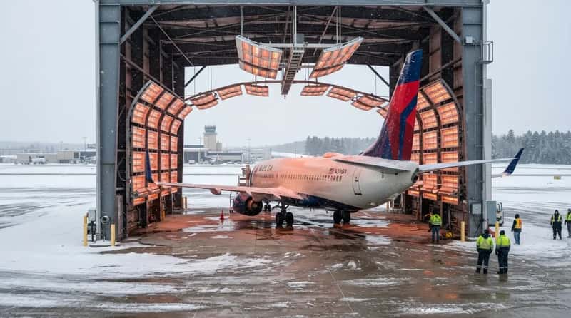 #14 - A Few Airports Skip the Spray Entirely and Use Heat Lamps (Image Credits: Gemini)