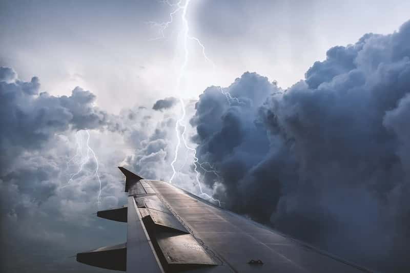 3. A rough or turbulent flight to or from the destination (Image Credits: Pixabay)