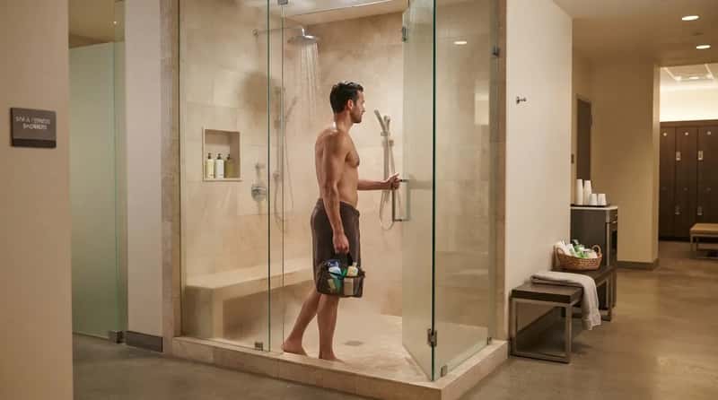 #4 - The Post-Checkout Shower Trick (Image Credits: Gemini)