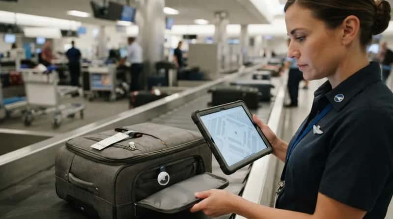 #2 - A Tiny Tracker in Your Suitcase Can Talk to the Airline (Image Credits: Gemini)