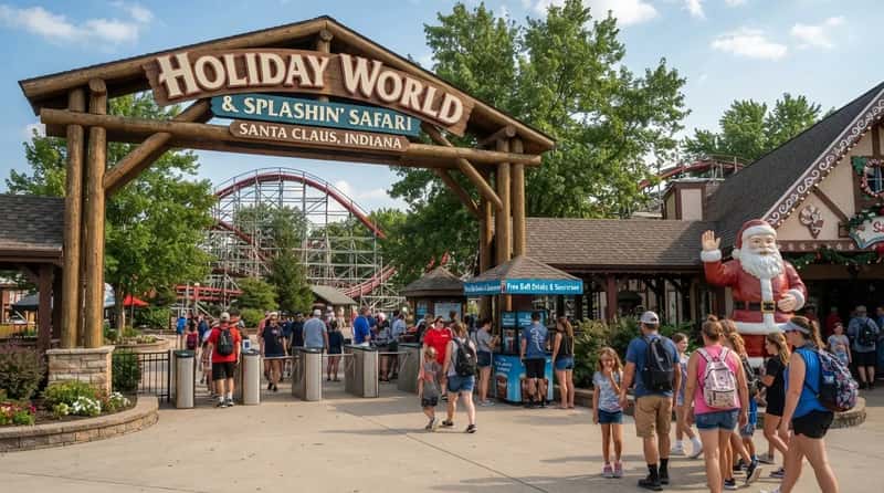 #9 - Santa Claus Land, Indiana: The 1946 Christmas Park That Became Holiday World (Image Credits: Gemini)