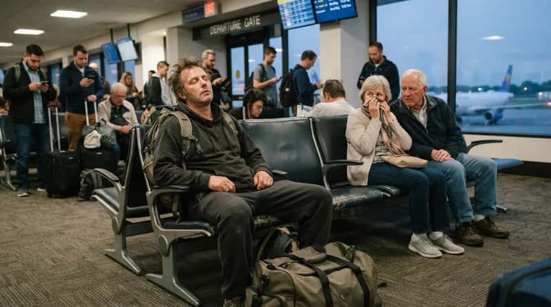 #15 - Skipping the Shower Before a Six-Hour Flight (Image Credits: Gemini)