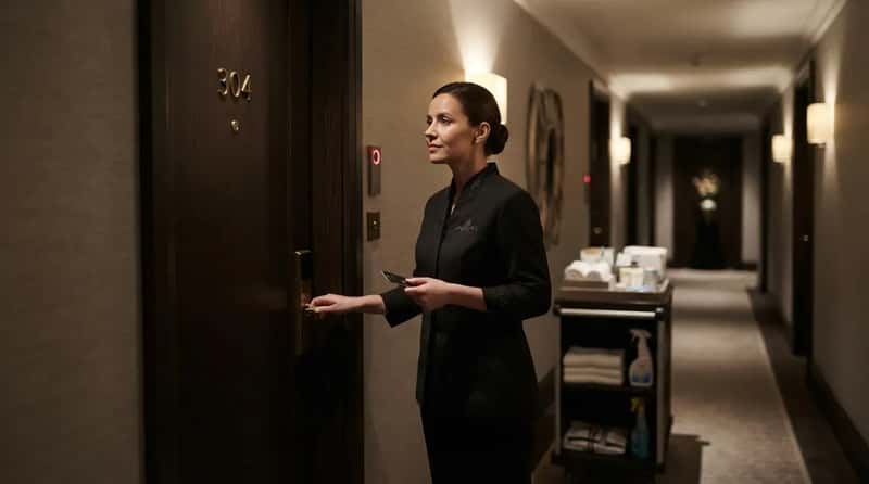 #25 - The knock-wait-knock rule isn't politeness, it's protocol (Image Credits: Gemini)
