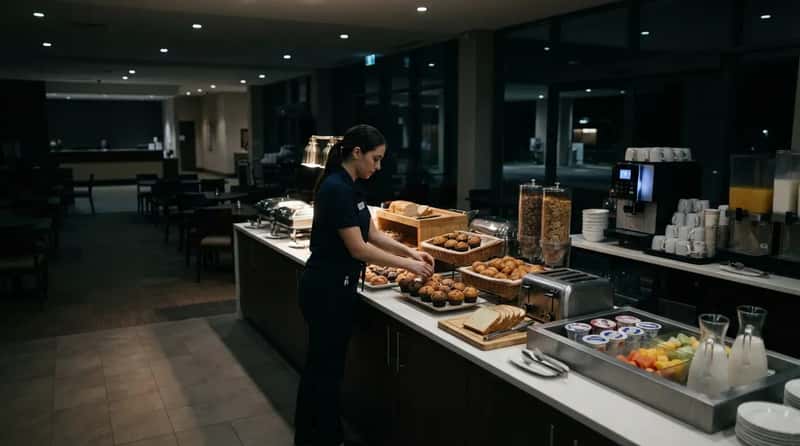 #8 - Your Hotel Breakfast Is Set Up by Someone Who Never Sees You Eat It (Image Credits: Gemini)