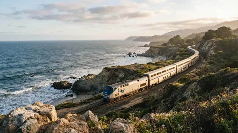 #3 - Some Riders Say the Coast Starlight Beats the Famous Zephyr for a First Trip (Image Credits: Gemini)