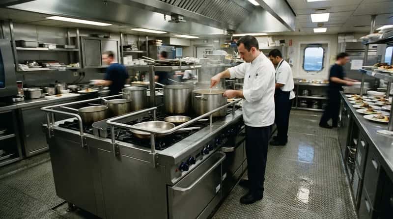 #7 - The Kitchen Is Built to Handle a Rolling Ship (Image Credits: Gemini)