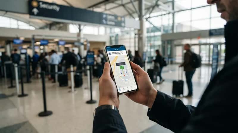 13. Check the Real-Time Security Line Before You Panic (Image Credits: Gemini)