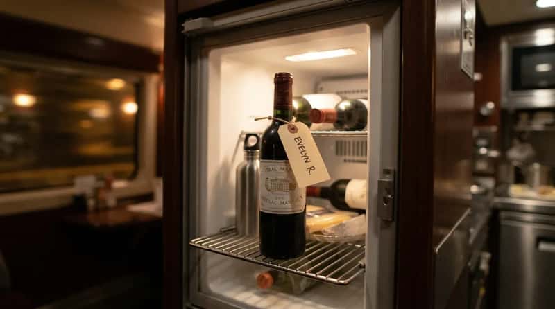 #2 - Wine Labeled with Your Name and Kept Cold All Night (Image Credits: Gemini)