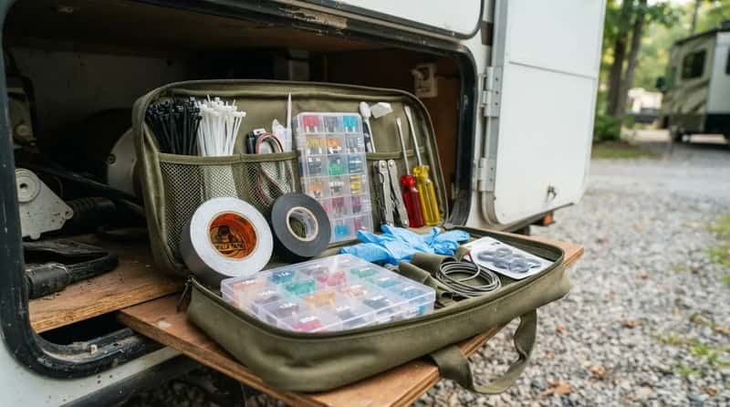#3 - The Repair Kit: Tape, Fuses, and Zip Ties That Save the Trip (Image Credits: Gemini)