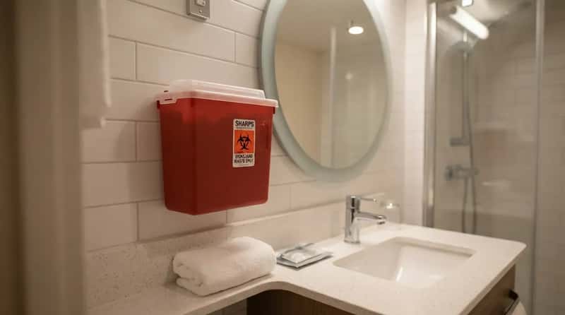 #9 - Flag Medical Needs and Sharps Containers Immediately (Image Credits: Gemini)