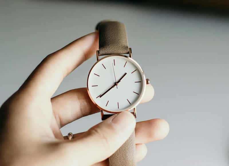 8. A sturdy, non-electronic alarm clock or wind-up watch (Image Credits: Unsplash)