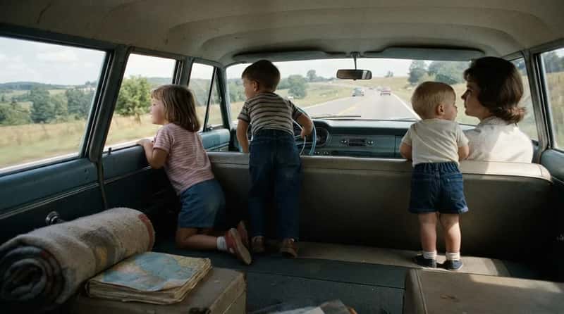 #2 - Kids Bouncing Around With No Seat Belts at All (Image Credits: Gemini)