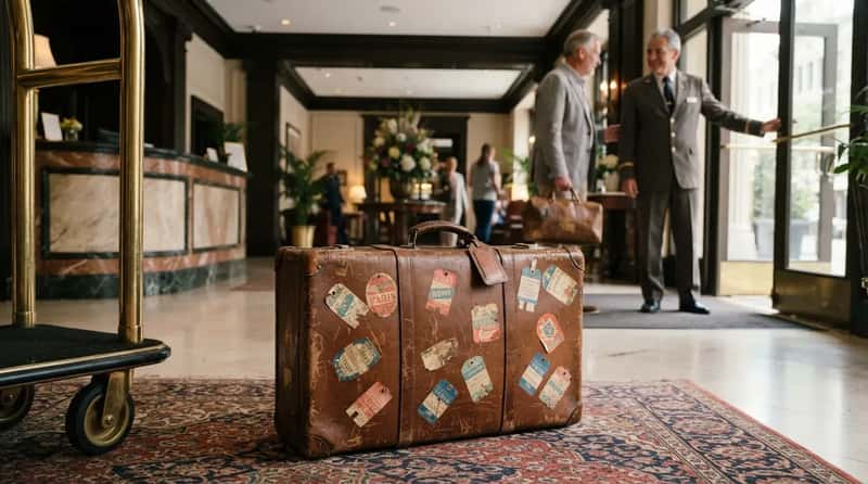 #13 - A Beat-Up Leather Suitcase Earns More Respect Than a New One (Image Credits: Gemini)