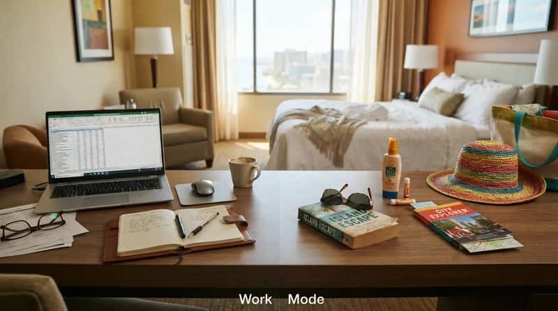 #11 - The State of the Desk: Work Mode or Vacation Mode (Image Credits: Gemini)