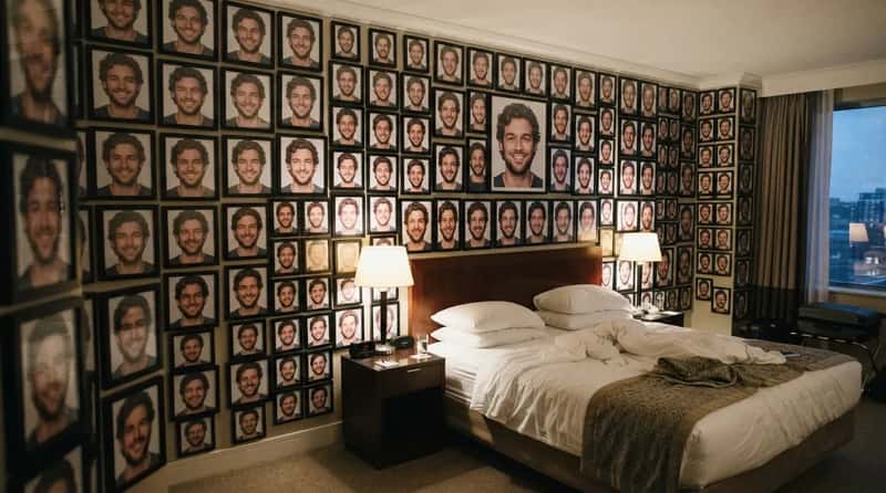 #26 - A Room Wallpapered in Someone Else's Celebrity Crush (Image Credits: Gemini)