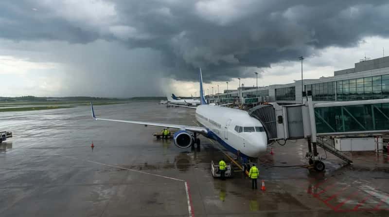 #20 - A Short Ground Hold to Let a Squall Line Pass (Image Credits: Gemini)