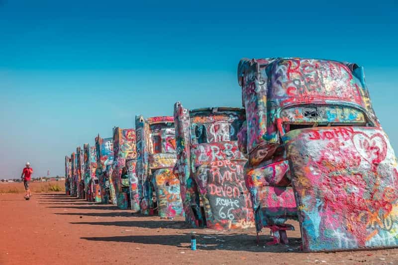 2. Cadillac Ranch, Amarillo, Texas (Image Credits: Unsplash)