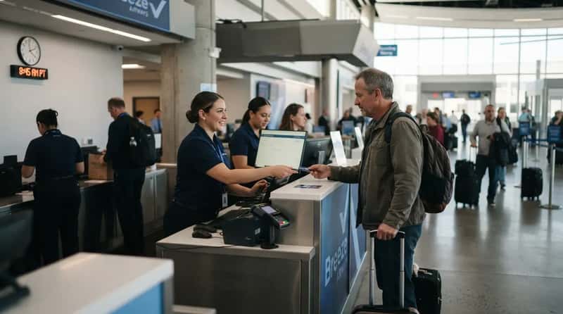 #12 - Breeze Airways' Sneaky Tech Fee, Erased for a Two-Hour Window on Tuesdays (Image Credits: Gemini)