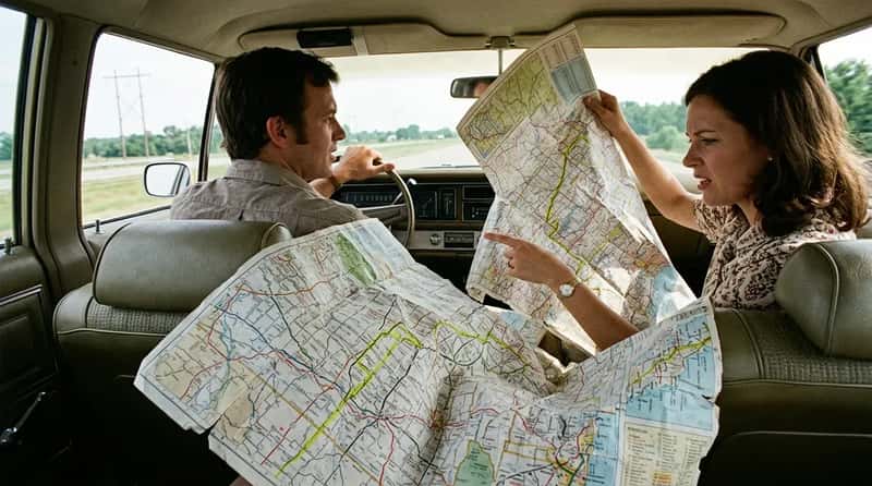 #12 - Navigating by a Giant Unfolded Road Map That Never Folded Back (Image Credits: Gemini)