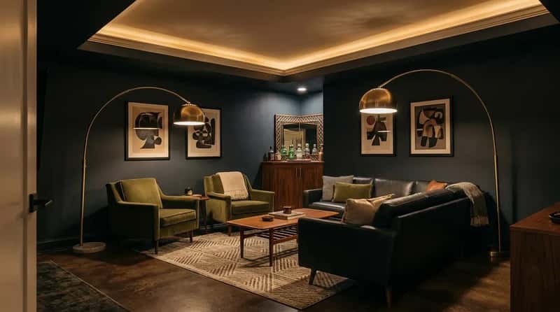 #15 - The Basement Living Room With Zero Natural Light (Image Credits: Gemini)