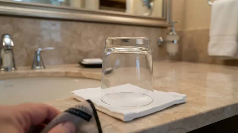#7 - They Distrust the "Clean" Glass by the Sink (Image Credits: Gemini)