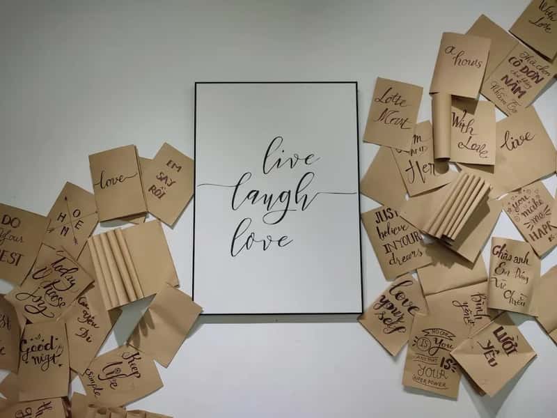 #11 - Word Art and "Live, Laugh, Love" Signage (Image Credits: Unsplash)