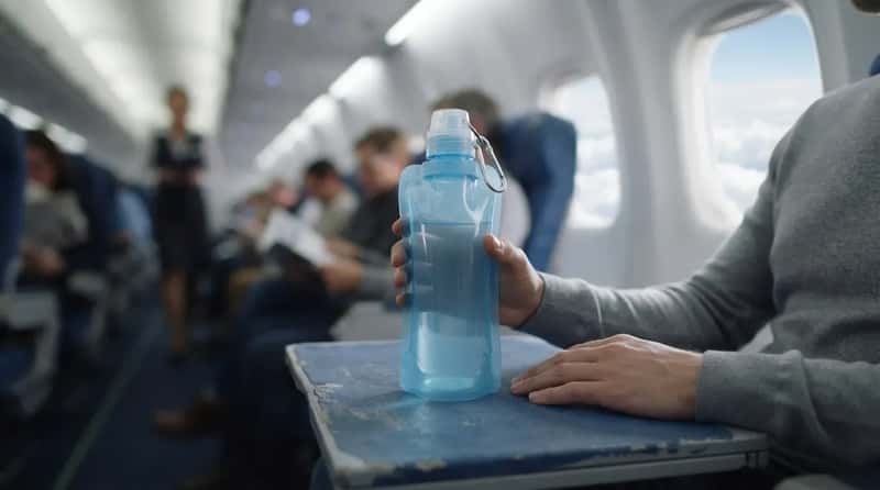 #10 - A Collapsible Water Bottle Instead of Tiny Cups (Image Credits: Gemini)