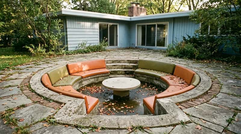 #9 - The Sunken Conversation Pit (If Your Parents Were Fancy) (Image Credits: Gemini)
