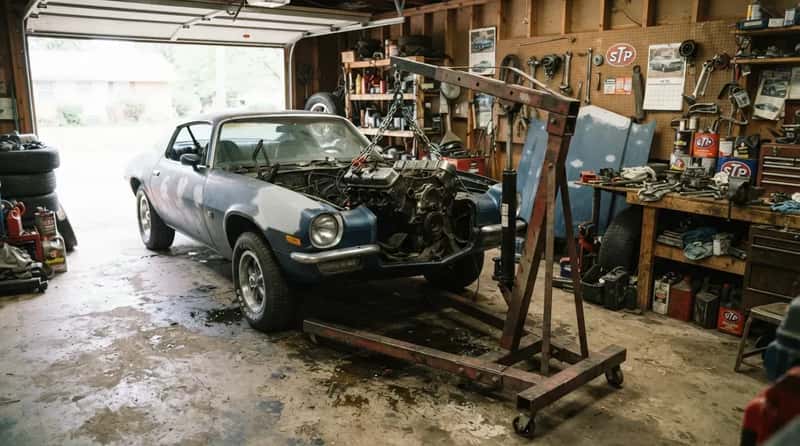 #19 - An Engine Hoist for Backyard Mechanics (Image Credits: Gemini)