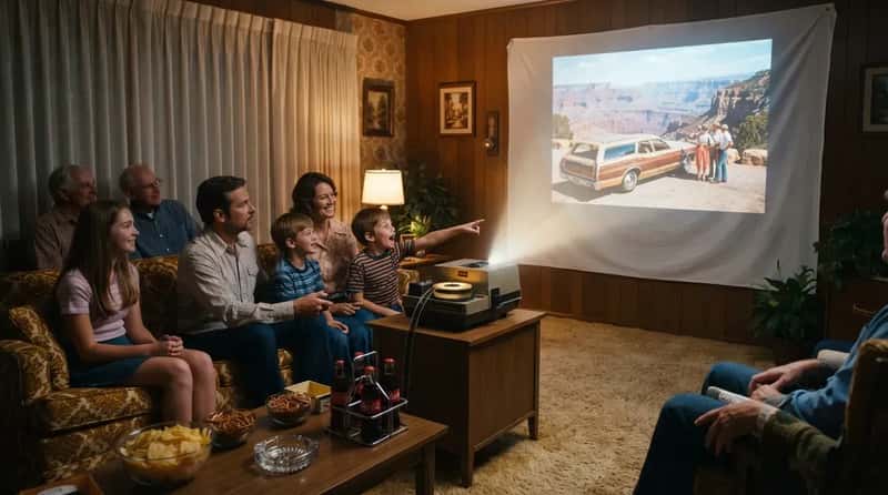 #8 - Slide Show Night Was Mandatory Family Theater (Image Credits: Gemini)