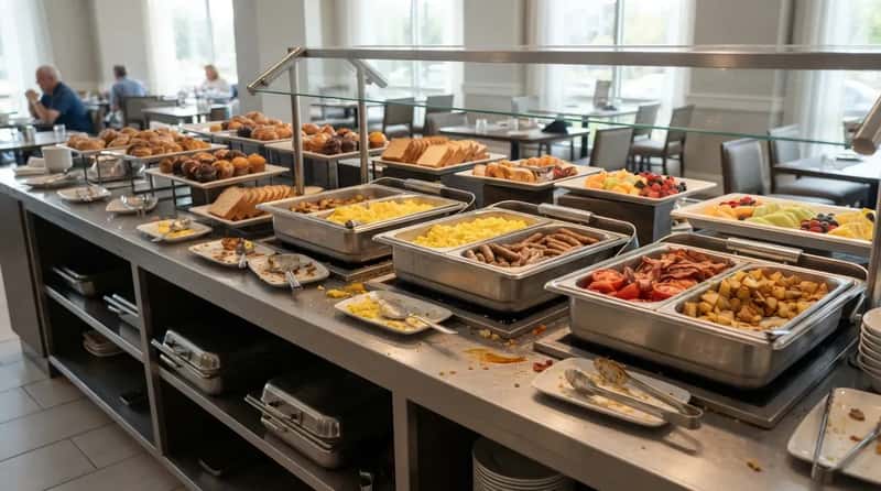 #14 - Buffets Quietly Create Double the Waste of Ordering Off a Menu (Image Credits: Gemini)