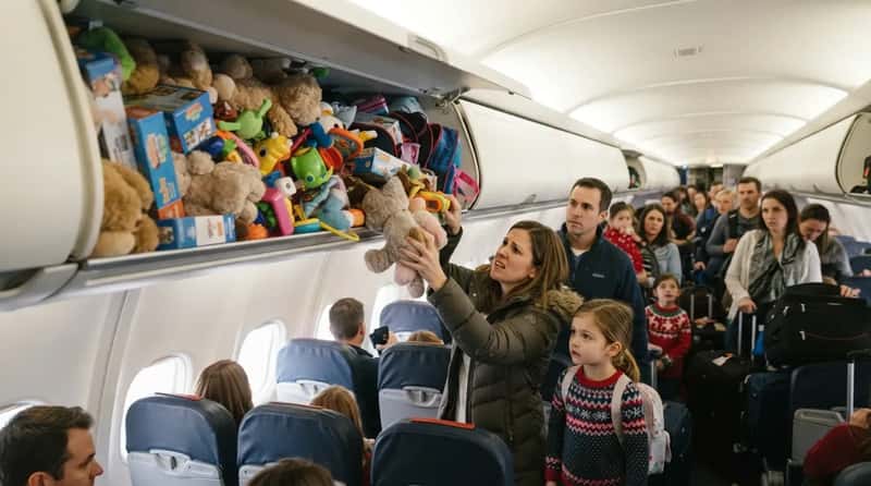 #14 - Packing Every Toy in the House and Jamming the Overhead Bins (Image Credits: Gemini)