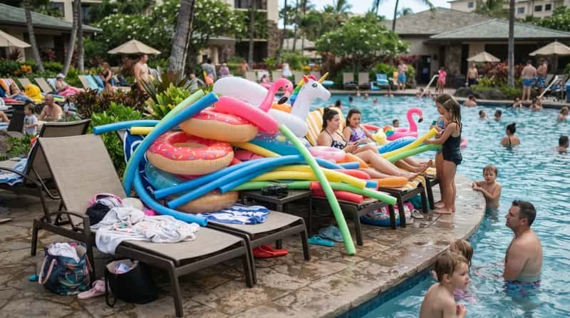 #4 - Hoarding Every Float and Noodle for One Group (Image Credits: Gemini)