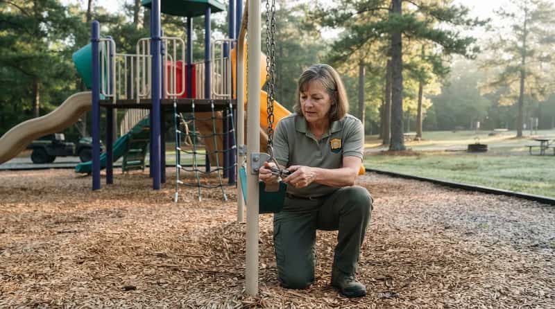 #15 - The Playground Inspection Before the Kids Run Out (Image Credits: Gemini)
