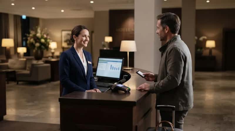 10. "Is Tonight Actually a Slower Night for the Hotel?" (Image Credits: Gemini)